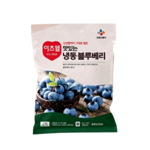 CJ프레시웨이 이츠웰 맛있는 냉동 블루베리, 1kg, 3개