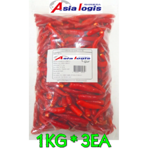 베트남 냉동 고추 1kgX3개 chili peppe 생고추 땡초 새눈고추, 1kg, 3개