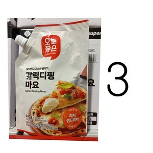 오늘좋은 갈릭디핑마요, 3개, 330g