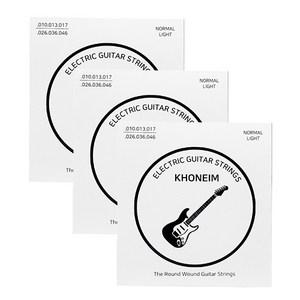 코네임 일렉 기타 스트링 3세트, 2W026, 1개