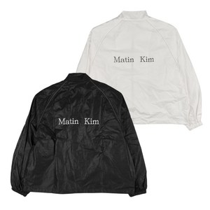 [당일발송] 마뗑킴 자켓 로고 코팅 점퍼 MATIN KIM LOGO COATING JUMPER + GRAD 정품보증택