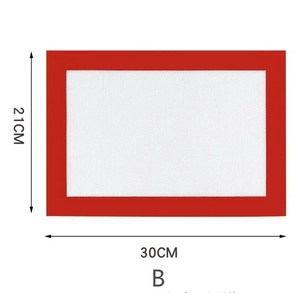 천공 라운드 실리콘 매트 시트 베이킹 도구 사각형 오븐 케이크, 1개, 7.TRANSPARENT