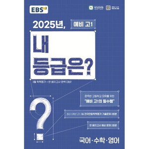 EBS 2025년 내 등급은? 예비 고1 3월 전국연합학력평가 기출문제+반 배치고사 (2025년)