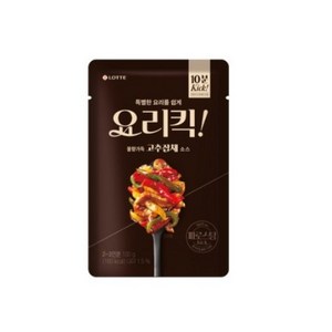 롯데 요리킥 고추잡채소스, 100g, 10개