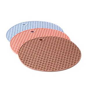 미끄럼방지 실리콘 냄비받침대 LM-0366, 그레이, 1개
