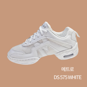 DS575 재즈화 라인댄스화 방송댄스 재즈운동화 메트로 국내생산, 240, 화이트