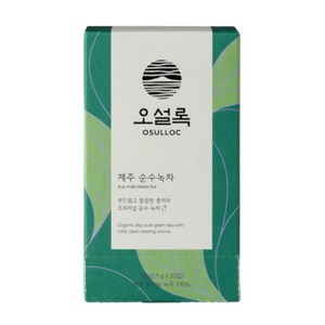 아모레퍼시픽 오설록 제주 순수녹차, 1.5g, 20개입, 4개