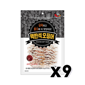 정화 맥반석오징어 간편안주간식 32g x 9개