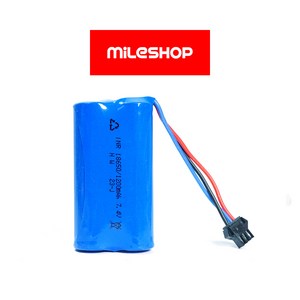 챔피언레이싱 RC카 배터리 충전지 7.4v 1200mAh JST 3핀 SM잭 / 충전케이블 RQ2040 RQ2041, 배터리 7.4v 1200mAh, 1개