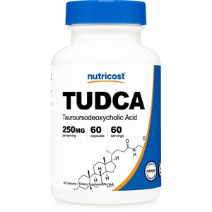 뉴트리코스트 TUDCA 타우로우르소데옥시콜 애시드 250mg 캡슐, 1개, 60정