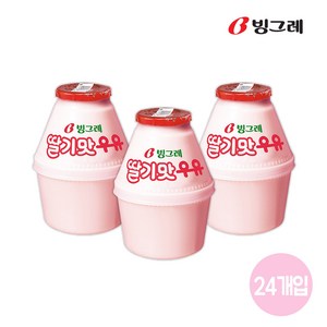 빙그레 딸기맛우유 240ml x 24개