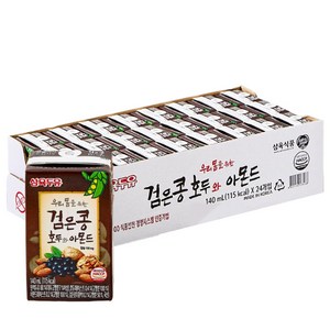 삼육두유 검은콩 호두와 아몬드, 140ml, 24개