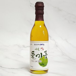 [예천들기름] 국산 350ml 저온으로 살짝 볶은 건강한 들기름, 1개