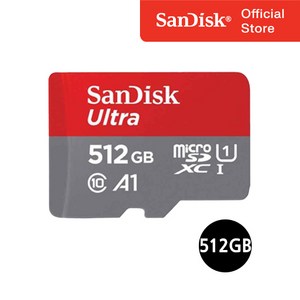 샌디스크 울트라 마이크로 SDXC SDSQUAR-512G, 512GB, 1개