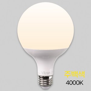 비츠온 LED 볼구 전구 램프 G95 12W 롱타입, 주백색, 1개