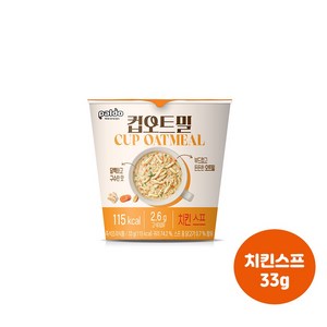 팔도 컵오트밀 치킨스프, 33g, 4개