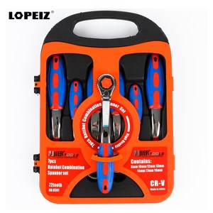 LOPEIZ 로페이즈 라쳇핸들 복스핸들 복스렌치 7종 세트, 1세트