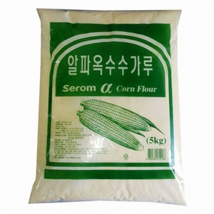 새롬 알파 옥수수가루, 5kg, 3개