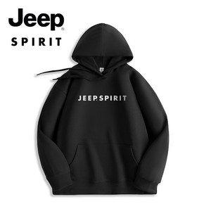 JEEP SPIRIT 남성 긴팔 후드 티셔츠 봄 가을 캐주얼 패션 JPHJ26AHM01-2