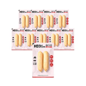 허닭 닭가슴살 소시지 칼집소시지 (그릴후랑크) 매콤치즈, 10개, 100g