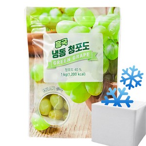 (냉동) 흥국 냉동 청포도 1kg 원물과일 가당, 1개