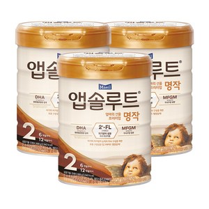 앱솔루트 명작 2FL 분유 2단계, 800g, 3개