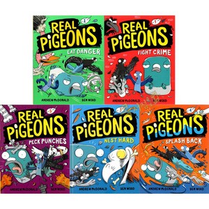 [콕서점] 리얼 피죤 5권 세트 영어원서 Real Pigeons 음원제공, 리얼 피죤 (5권 세트)