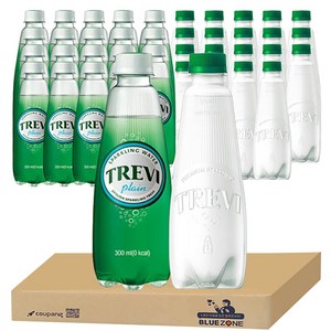 트레비 플레인 300ml x 20개 + 트레비 ECO 자몽 350ml x 20개, 40개