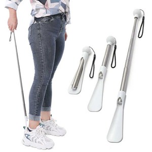 스텐 구둣주걱 접이식 구두 신발 길이 조절 가정용 2. 18-92cm 1개, 1. 40-78cm * 1개