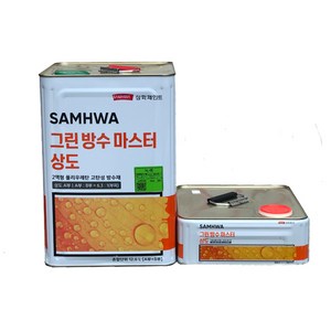 삼화페인트 그린방수마스터 상도 12.6L 녹색회색, 회색, 12600ml, 1개