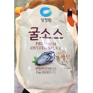 청정원 굴소스 2kg / 통영산 굴사용 대상 파우치, 1개