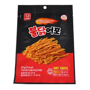 불닭어포, 20g, 1개