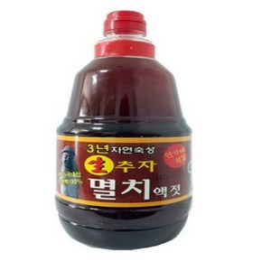 [푸드홀마켓] 안가네젓갈 생추자 멸치액젓 2.2kg 3년자연숙성, 1개