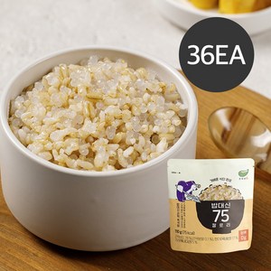 한채원 밥대신 75 칼로리 현미 귀리 곤약밥 곤약 즉석밥, 110g, 36개