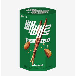 빼빼로 아몬드, 132g, 18개