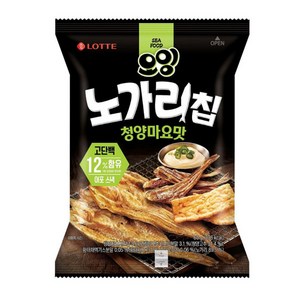 롯데 오잉 노가리칩 청양마요맛, 60g, 24개