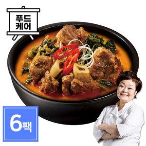 빅마마 이혜정 든든한끼 얼큰우거지갈비탕 500g 6팩, 6개