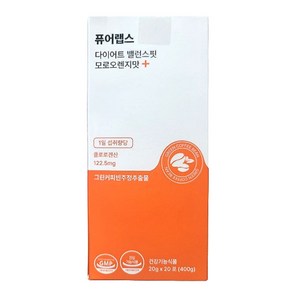 퓨어랩스 모로오렌지 다이어트 밸런스핏 (20gX20포) 체지방 감소, 400g, 1개