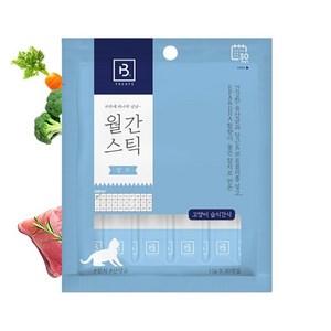 브리더랩 월간스틱 짜먹는 고양이 간식, 참치, 330g, 2개