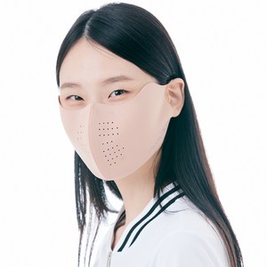 어베이브 3D와이어 라이트벤트 자외선차단 마스크, 베이지, 1개