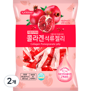 일광제과 콜라겐 석류 젤리, 2개, 250g