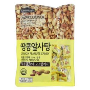 일광제과 땅콩 알사탕, 250g, 4개