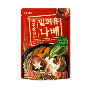 샘표 매콤칼칼 밀푀유나베 육수, 500g, 6개