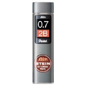 펜텔 [ Ain Stein ] 아인 슈타인 샤프심 0.2mm 0.3mm 0.4mm 0.5mm 0.7mm 0.9mm, 0.7 (2B) 2개