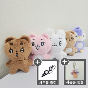 뽀바투 인형 10cm 5종 세트 아크릴 키링 증정