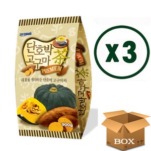 희창 단호박고구마차 900g식사대용 천마차, 900g, 3개