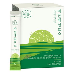 건강한약속 바른 매실 효소 곡물 발효 유산균, 90g, 1개