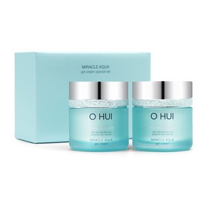 오휘 미라클 아쿠아 젤크림 100ml-대용량 수분크림, 50ml, 2개