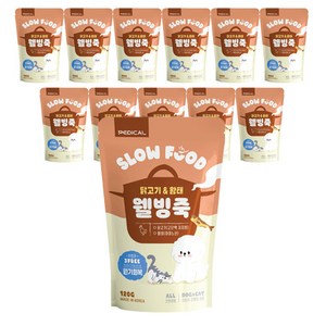 웰빙죽 닭고기&황태120g 12개입 면역력향상 강아지영양죽 고양이간식 원기회복, 닭고기 & 황태, 120g, 12개