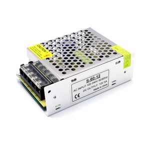 KC인증 SMPS 파워서플라이 DC12V 5A 60W 전원공급기, 1개